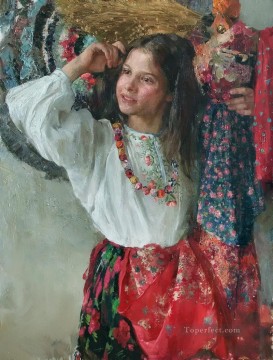 Impresionismo Painting - Niña bonita NM Tayikistán 10 Impresionista